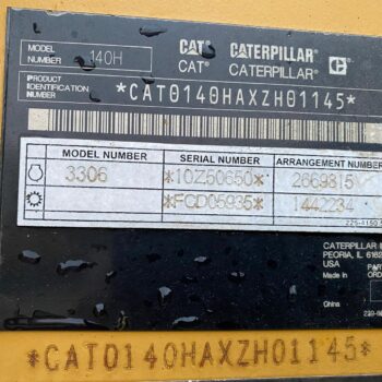 Caterpillar 140H Motorgrader Lamers Machinery (22)