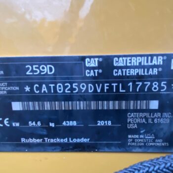 Caterpillar 259D Crawled Skidsteer Lamers Machinery (12)