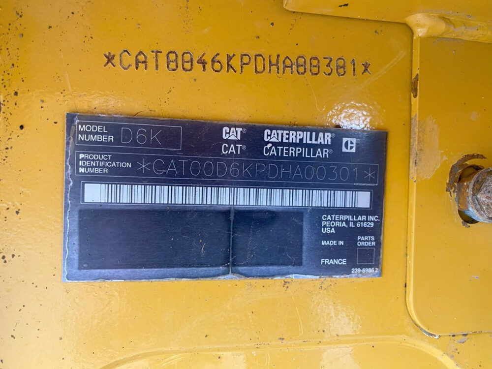 Caterpillar D6 K LGP rupsdozer