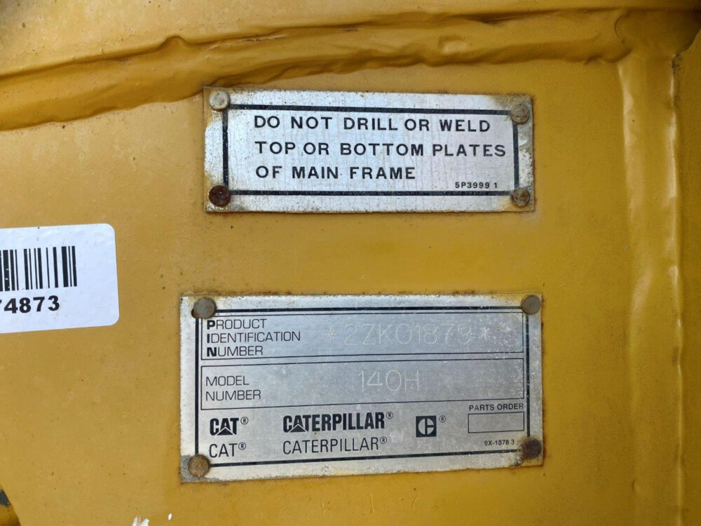 Caterpillar 140 H Grader