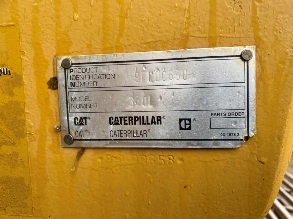 Caterpillar 350 L rupsgraafmachine