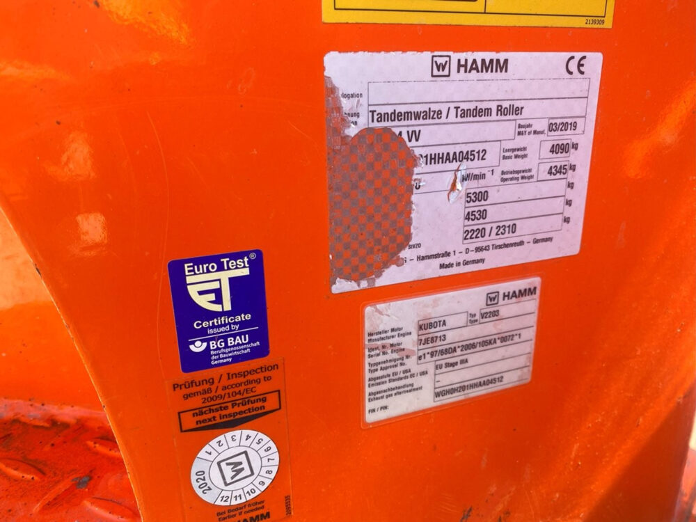 Hamm HD14 VV tandemwals