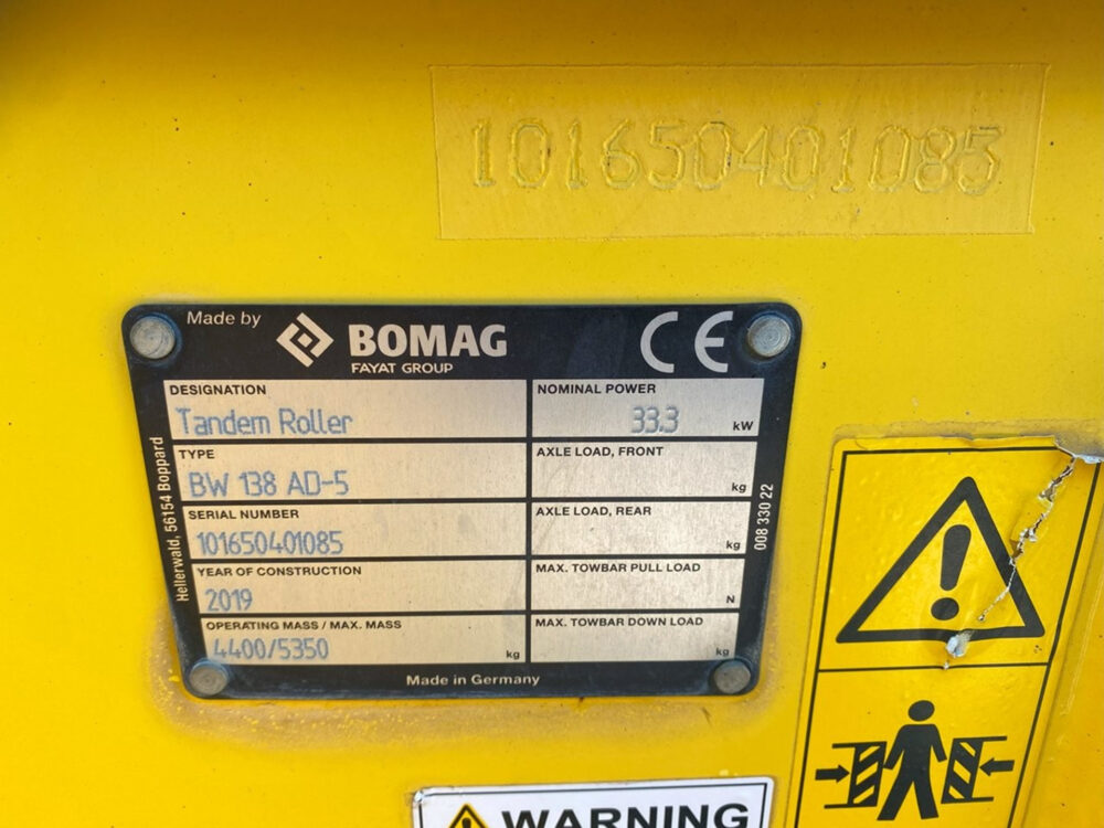 Bomag BW138 AD-5 wals