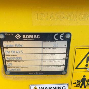 Bomag BW138 AD-5 wals