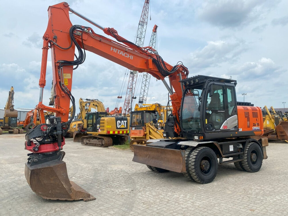 Hitachi ZX170W-6 mobiele graafmachine