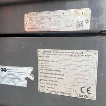 Hitachi ZX170W-6 mobiele graafmachine