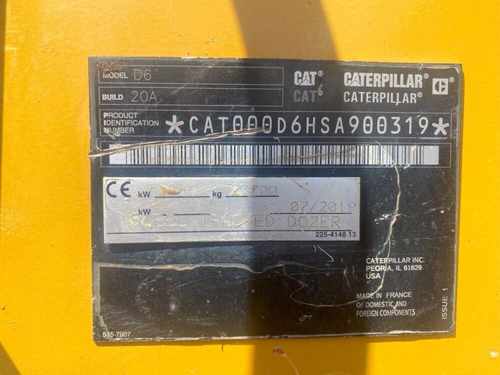 Caterpillar D6 XL next gen bulldozer