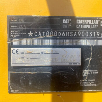 Caterpillar D6 XL next gen bulldozer