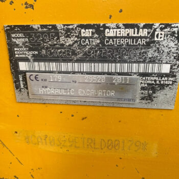 Caterpillar 329 ELN rupsgraafmachine