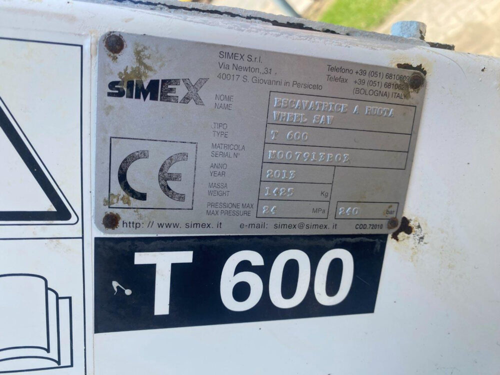 Simex T600 asfaltzaag