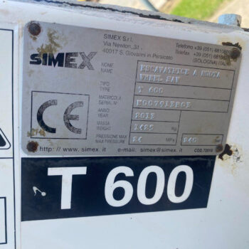 Simex T600 asfaltzaag