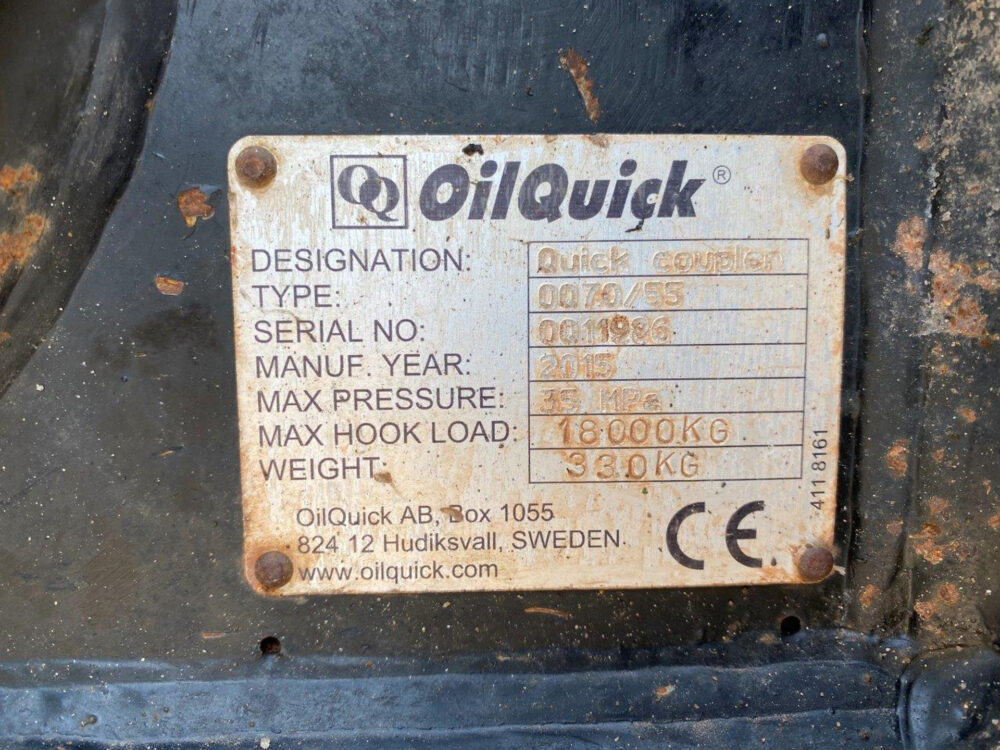 OilQuick OQ70 Quick-Coupler ex CAT329