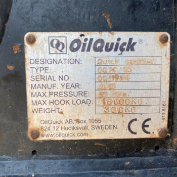 OilQuick OQ70 Quick-Coupler ex CAT329