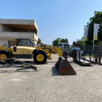 Komatsu WH716 verreiker + AIRCO!