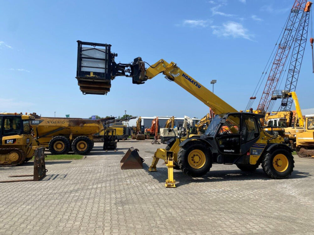 Komatsu WH716 verreiker + AIRCO!