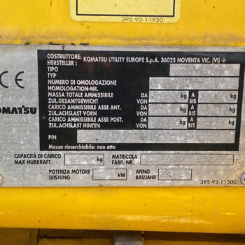 Komatsu WH716 verreiker + AIRCO!