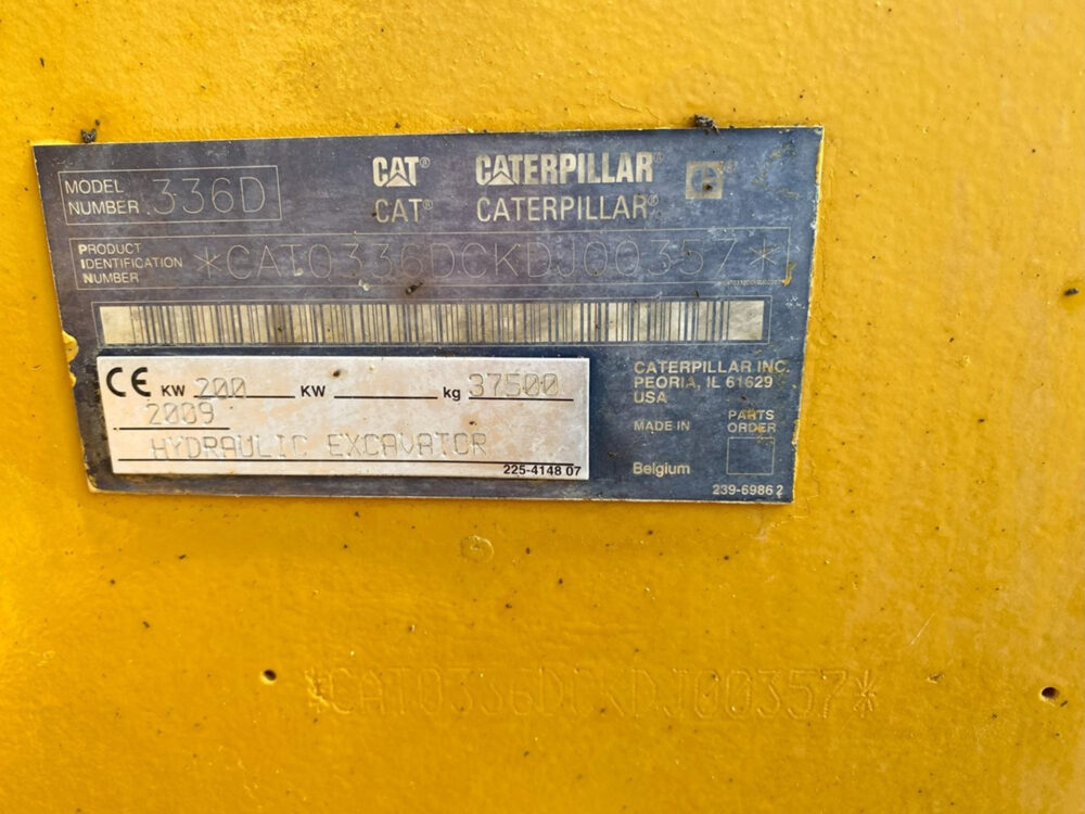 Caterpillar 336 DL rupsgraafmachine
