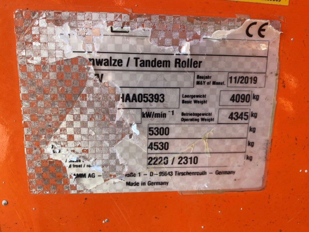 Hamm HD14 VV tandemwals