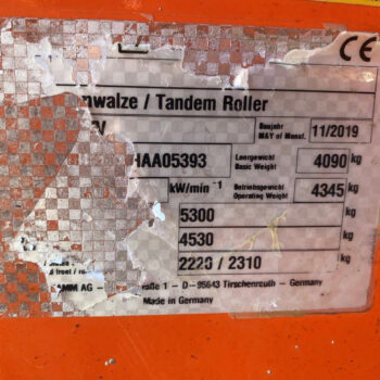 Hamm HD14 VV tandemwals