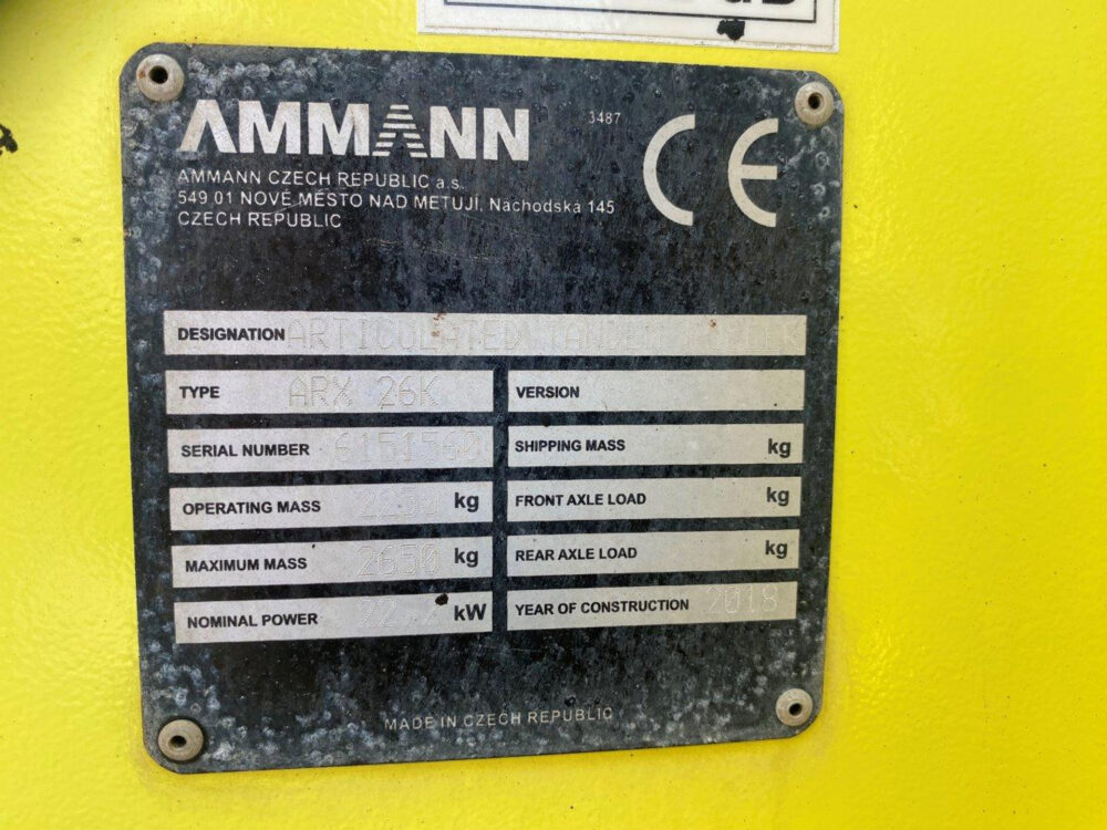 BOMAG BW120AC – Ammann ARX26K combiwals