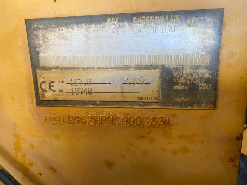 Caterpillar 962H wiellader