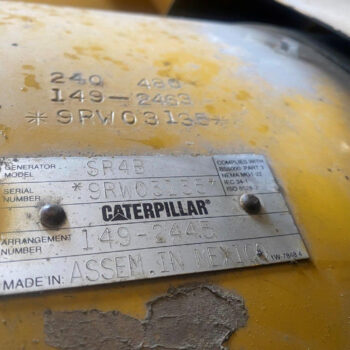 Caterpillar 900 kVA generator