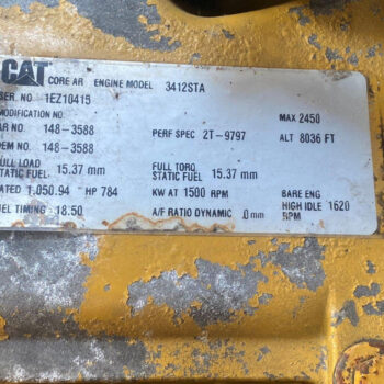 Caterpillar 900 kVA generator