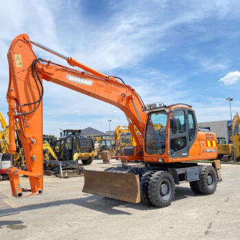 Doosan DX170W mobiele graafmachine