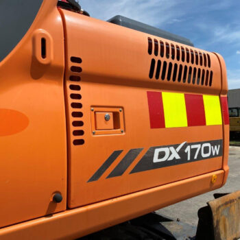 Doosan DX170W mobiele graafmachine