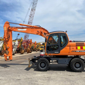 Doosan DX170W mobiele graafmachine