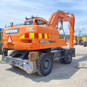 Doosan DX170W mobiele graafmachine
