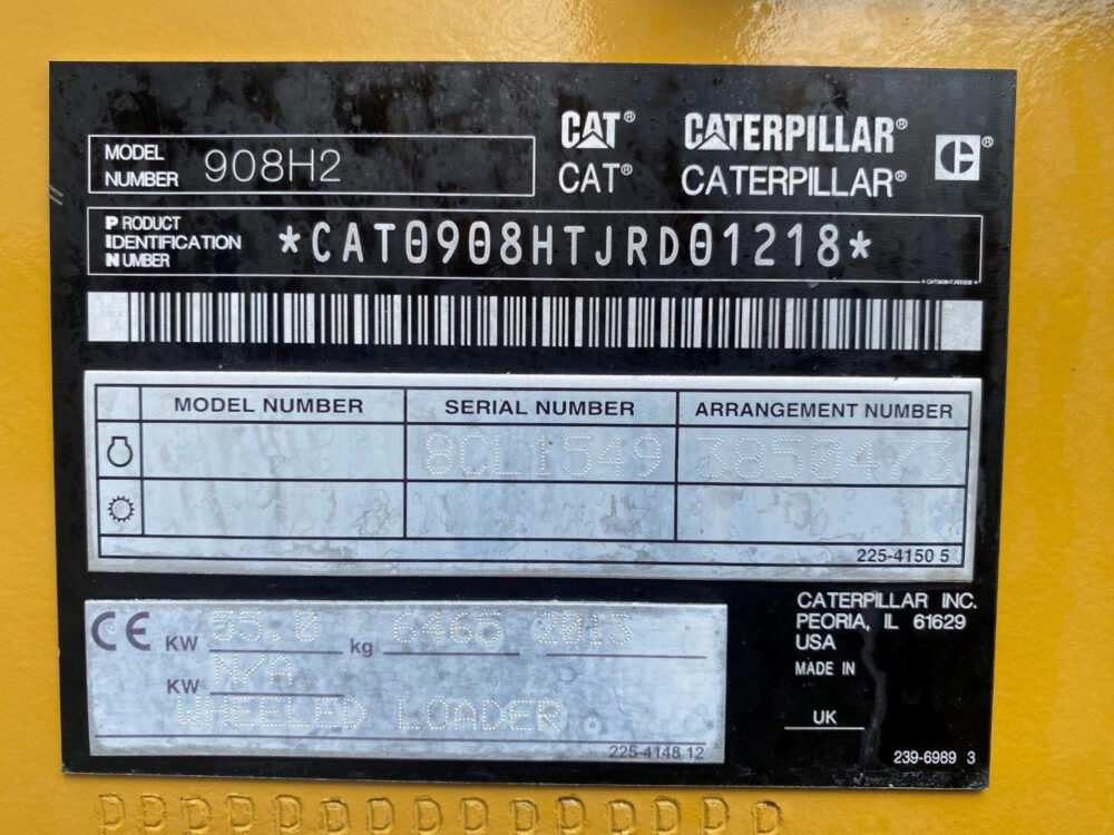 Caterpillar 908H2 wiellader