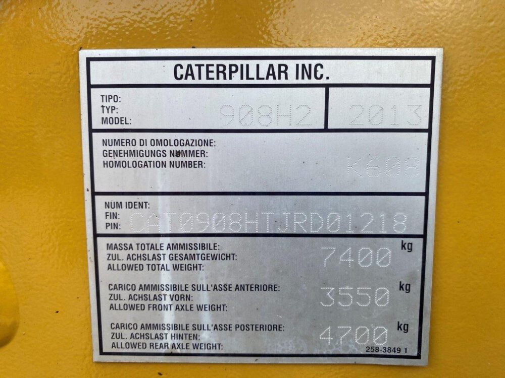 Caterpillar 908H2 wiellader
