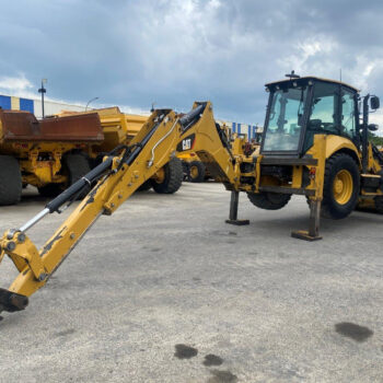 Caterpillar 432F2 graaflaad combinatie