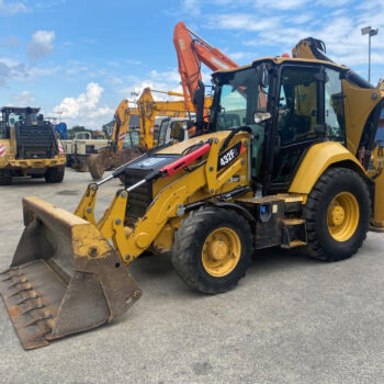 Caterpillar 432F2 graaflaad combinatie