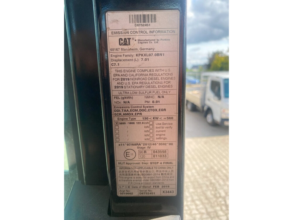 Caterpillar 323 07B rupsgraafmachine