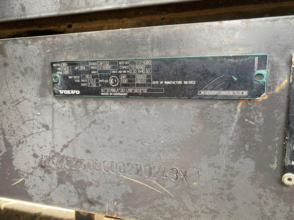 Volvo EC 250 DNL rupsgraafmachine