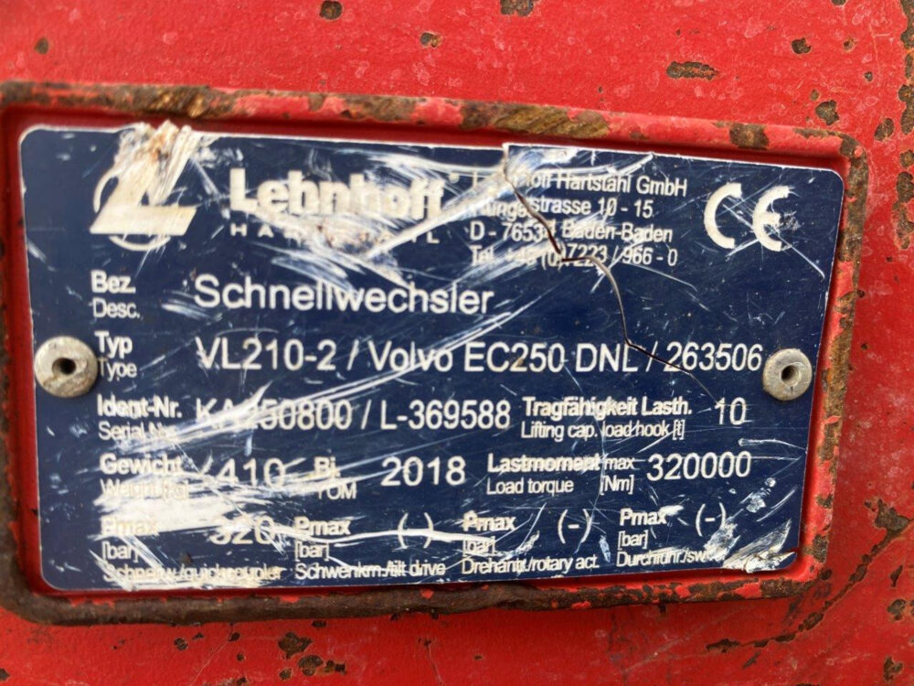 Volvo EC 250 DNL rupsgraafmachine