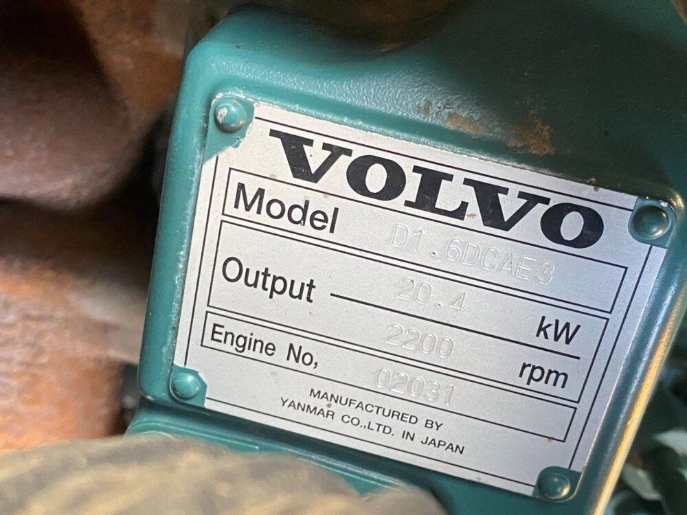 Volvo ECR38 minigraafmachine