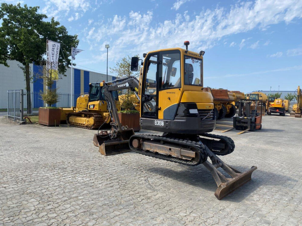 Volvo ECR38 minigraafmachine