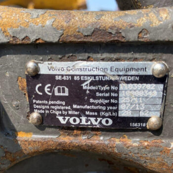Volvo ECR38 minigraafmachine