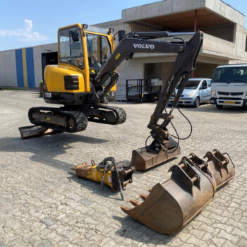 Volvo ECR38 minigraafmachine