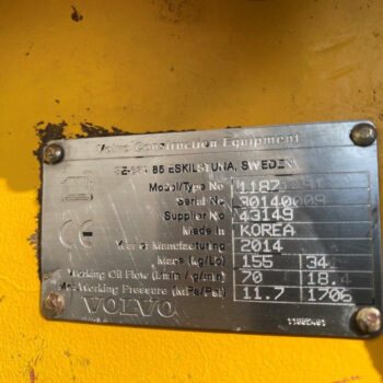 Volvo ECR38 minigraafmachine