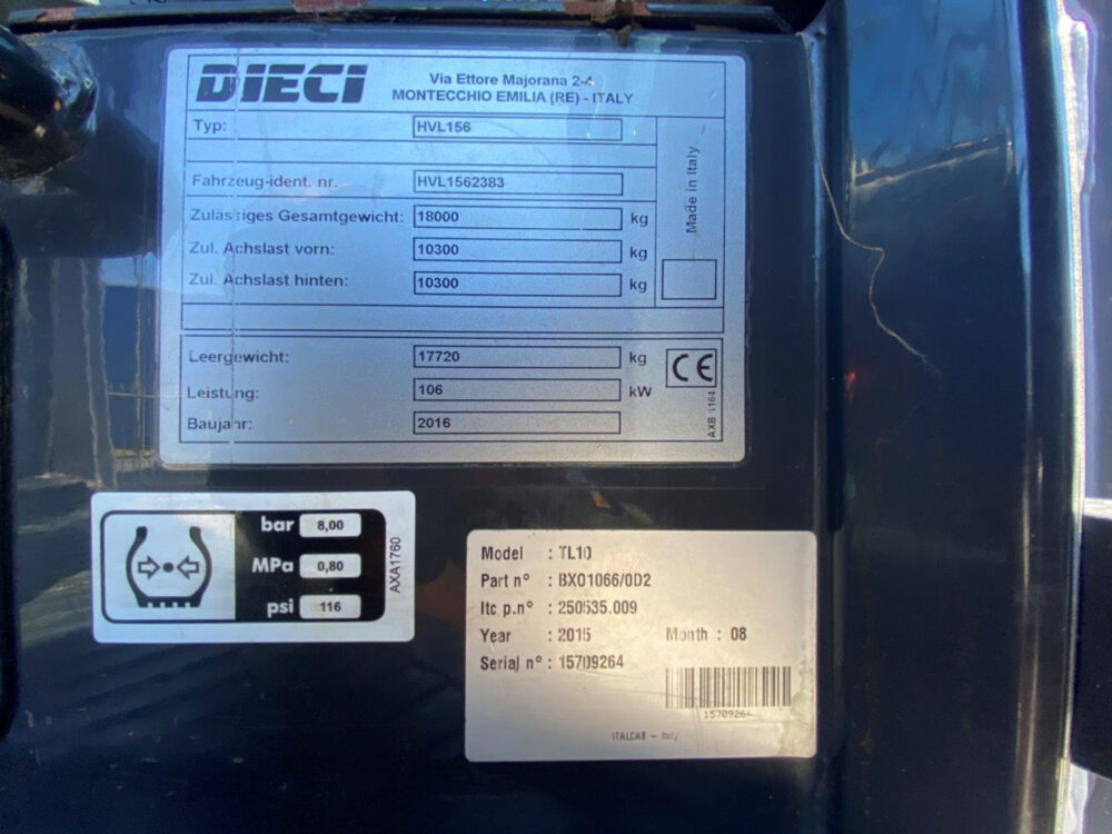 Dieci Pegasus 40.25 Roto Full set!