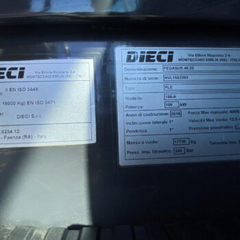 Dieci Pegasus 40.25 Roto Full set!