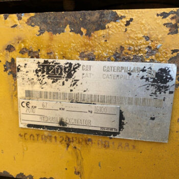 Caterpillar 312 DL rupsgraafmachine