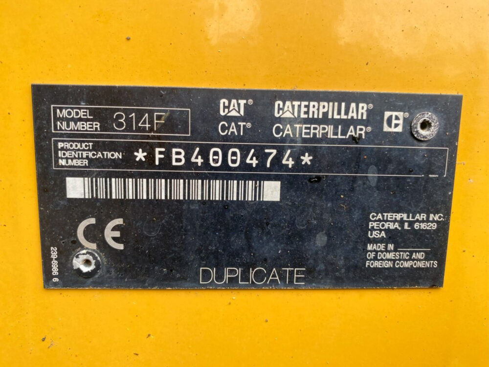 Caterpillar M314F mobiele graafmachine