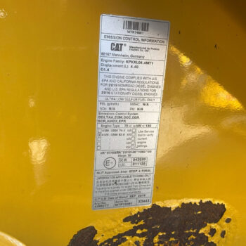 Caterpillar 432F2 graaflaad combinatie