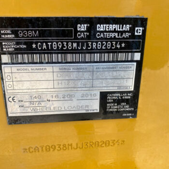 Caterpillar 938M wiellader