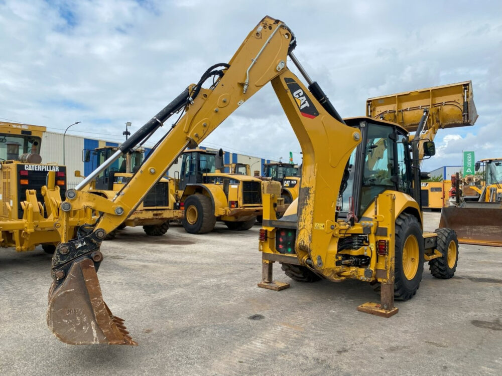 Caterpillar 432F2 graaflaad combinatie